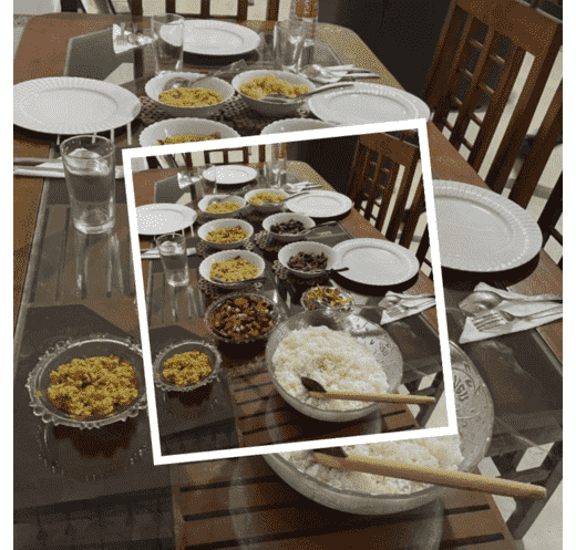 Home-cooked Sri Lankan Food